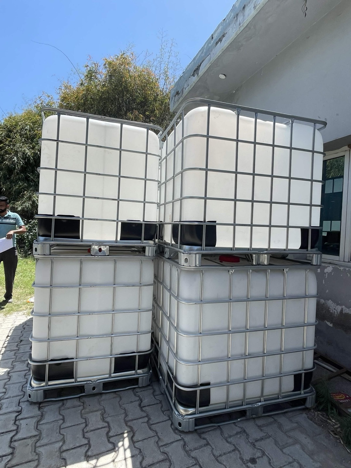 Multiple HFN BioGas Cube units ready for dispatch
